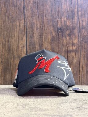 NWT 31 Hats x El Mago Magic Club Black Red Snapback Hat OSFA